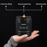 Scented Candle Set, Men Candle Set, Scented Candles for Home, Gifts for Men, 4 Pack Manly Candles Gifts for Mens Scents of Smoke Vanilla/Leather/Oak/Lavender Wood - Homesidy.com