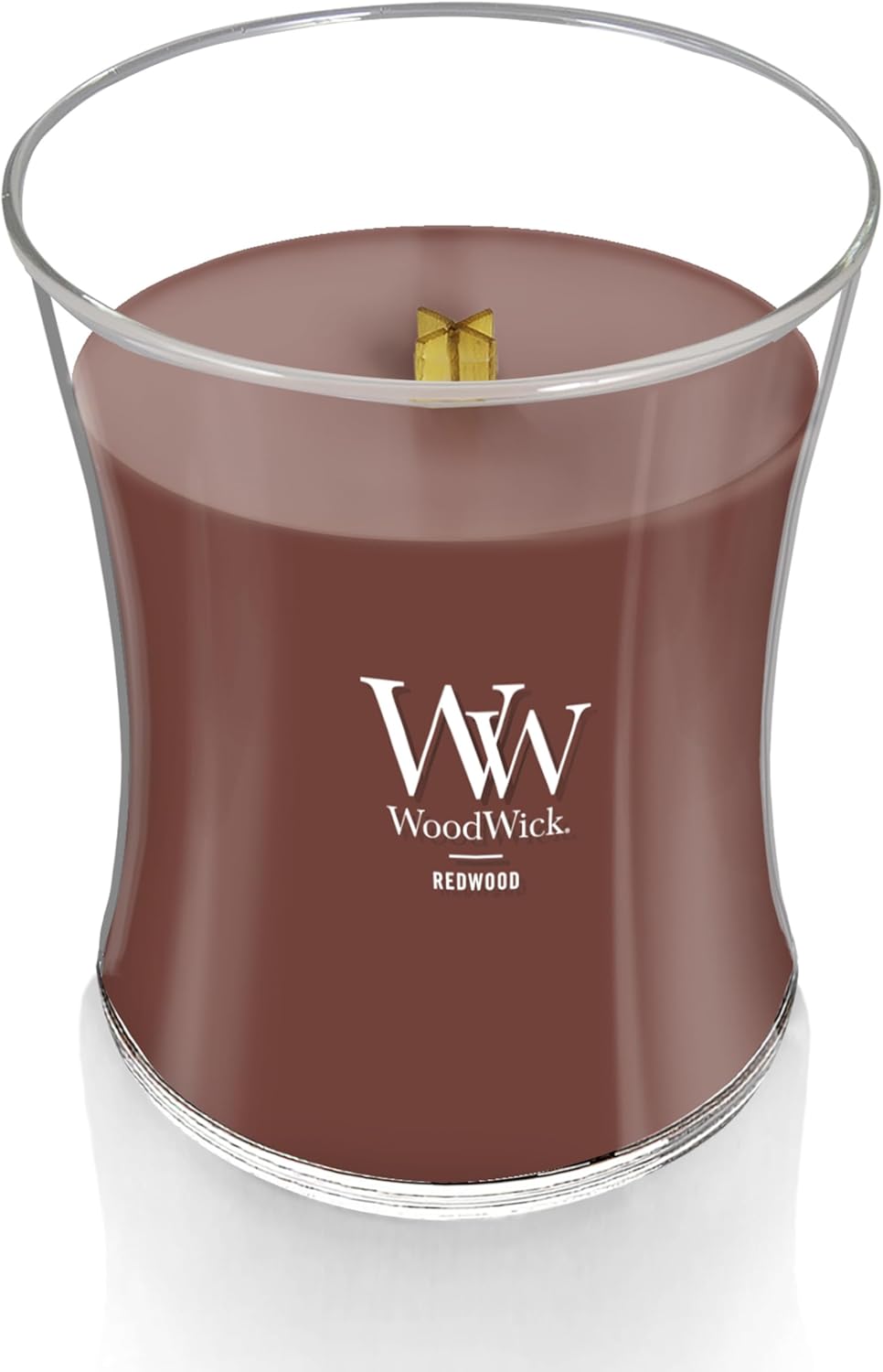 WoodWick Marine Amber Holiday Candle Gifts for Women and Men, 9.7 oz Precious Metals Collection with Crackling Wick - Homesidy.com
