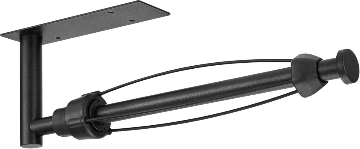 DEKAVA Paper Towel Holder Under Cabinet Wall Mount for Kitchen Towel, Self - Adhesive Bar, Rack, SUS304 Stainless Steel 13 inch (BlackA, 1) - Homesidy.com