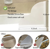 Spidfee Shower Splash Guard Kit, Large Splash Guards for Bathtub Waterproof Self - Adhesive Shower Corner Guards to Keep Water in Shower or Bath, Pack of 2 (9.25 x 9.25 inches) - Homesidy.com