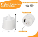 KOABY 25/50/100 Pack Flameless Votive Candles, Last 8H , Warm Yellow Light, No Timer or Flickering - Homesidy.com