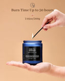 M&amp;SENSE Ode to Winter Soy Candles Strong Scented, 2 Wick Jar Candle 19.4oz 110 Hour Long Lasting, Lavender Sandalwood Organic Natural Aromatherapy Candle Gifts Bedroom Bathroom Home Decor - Homesidy.com