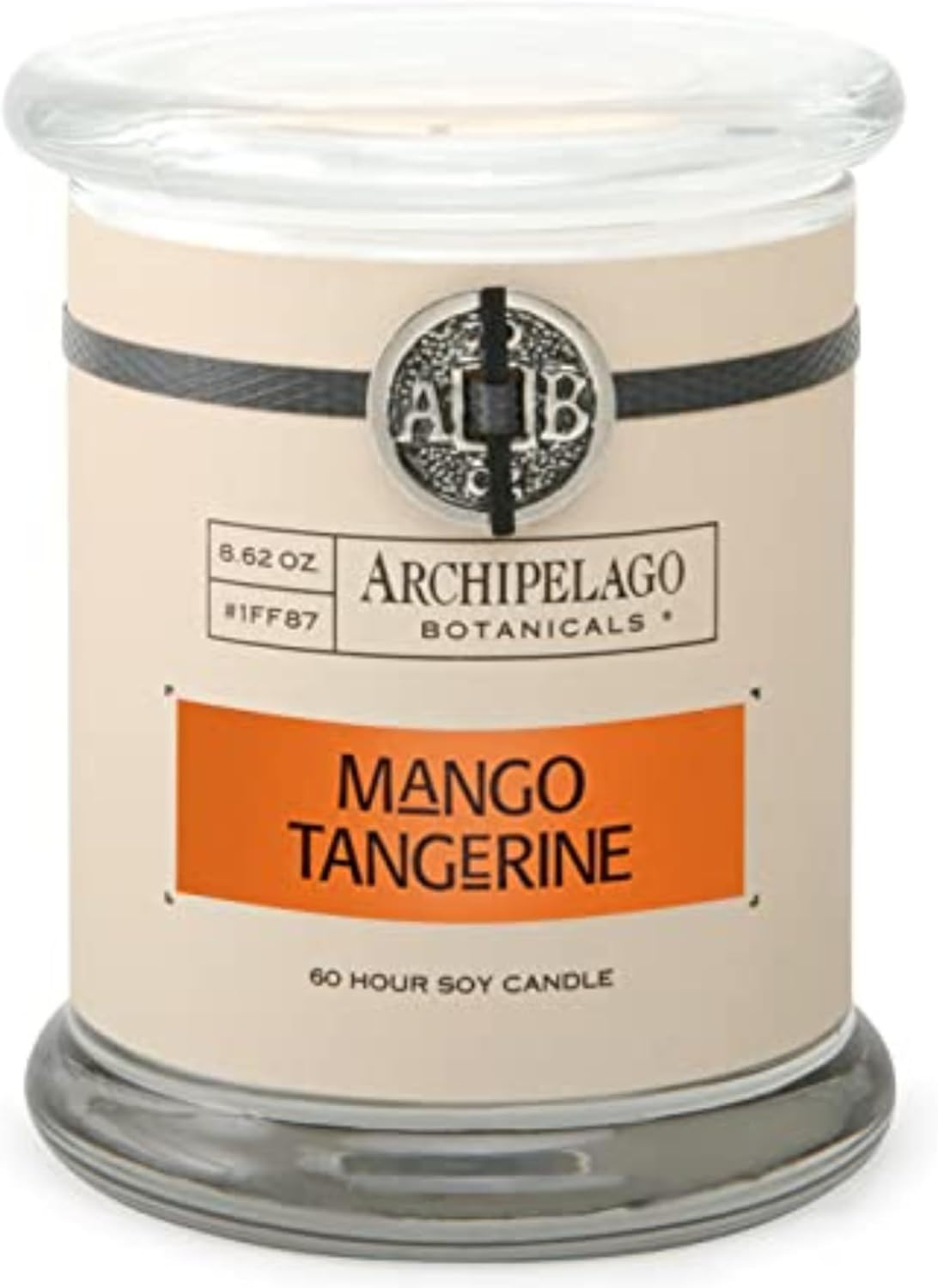 Archipelago Botanicals Scented Candle Hand - Poured Premium Wax, Burns Approx. 60 Hours, Pineapple Ginger, Soy Candle in Glass Jar, 4.5 Inch, 8.6 oz - Homesidy.com