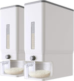 Lifewit Rice Dispenser 25 Lbs(11.3kg), Rice Storage Container Sealed Moisture Proof with Measuring Cup for Kitchen Pantry Household, BPA - Free, 1 Pack - Homesidy.com