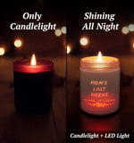 Merry Christmas Candles with Warmer LED, Christmas Decor Gifts Winter Candle with Pine Wood Spice Scents, Cypress Candle Over 40 Hours Burn Time, Home Decorations Indoor, 100% Soy Wax,White - Homesidy.com
