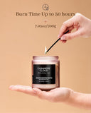 M&amp;SENSE Ode to Winter Soy Candles Strong Scented, 2 Wick Jar Candle 19.4oz 110 Hour Long Lasting, Lavender Sandalwood Organic Natural Aromatherapy Candle Gifts Bedroom Bathroom Home Decor - Homesidy.com