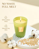 M&amp;SENSE Extra Large Candle Creamy Vanilla Scented, 3 - Wick 35oz 150H Long Lasting, Natural Soy Wax Aromatherapy Candle for Stress Relief, Home Fragrance Fall Winter Christmas Thanksgiving Gifts - Homesidy.com