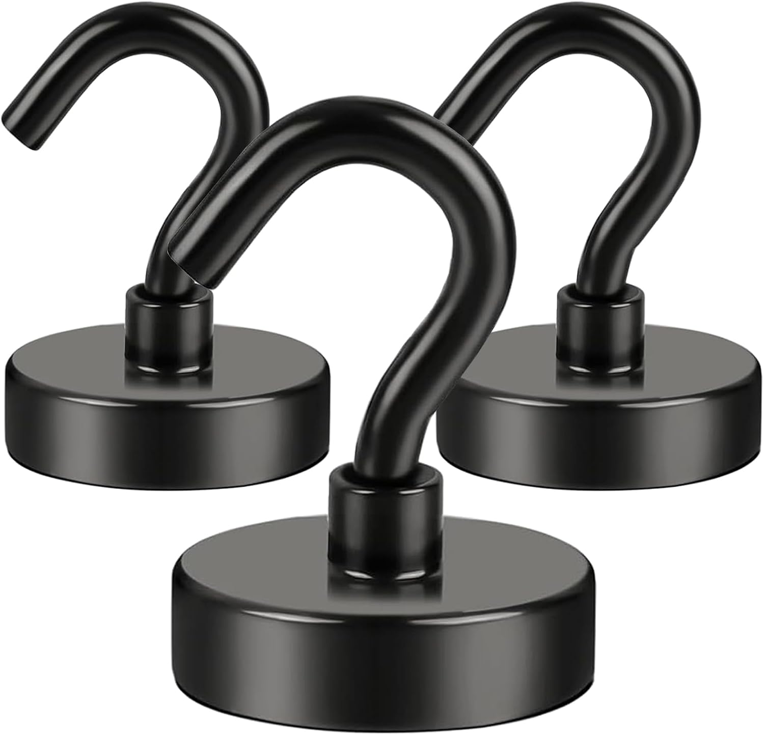 DIYMAG Garage Storage Hooks 6 Pack, 30lbs 2025 Cruise Cabin Ship Essentials N52 Magnetic Hook Heavy Duty Strong Wall Mount Magnets Fridge for Classroom Wall Mount Kitchen Grills Silver - Homesidy.com