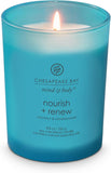 Chesapeake Bay Candle Mind &amp; Body 3 - Wick Coffee Table Jar Candle, Nourish Renew (Coconut &amp; Sandalwood) - Homesidy.com