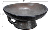 Creative Co - Op Stoneware Bowl w Reactive Glaze, White - Homesidy.com