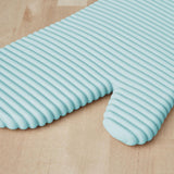 KITCHENAID Ribbed Soft Silicone Oven Mitt 2 - Pack Set, 7.5&34;x13&34;, Milkshake - Homesidy.com