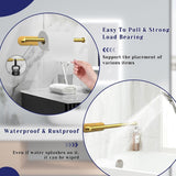 Paper Towel Holder, Self Adhesive or Drilling Paper Towel Holder Under Cabinet, Stainless Steel Black Paper Towel Holders Wall Mount for Kitchen, Bathroom, Sink, Pantry, Fridge - Homesidy.com