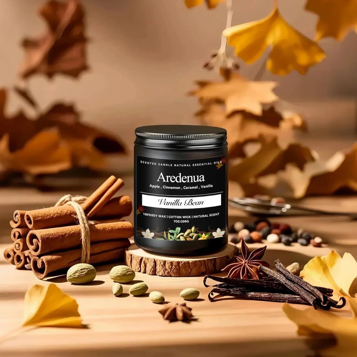 Christmas Candles - Christmas Spice Candle | 7 oz Soy Candles with Warm Cinnamon, Clove &amp; Nutmeg Aroma | Holiday Scented Candle, Cozy Winter Candle Gift for Men &amp; Women - Homesidy.com