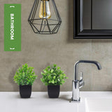 Der Rose 4 Pack Fake Plants Mini Artificial Greenery Potted Plants for Home Decor Indoor Office Table Room Farmhouse Bathroom Decor - Homesidy.com