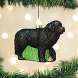 Old World Christmas Black Labrador Dog Collection Glass Blown Ornaments for Christmas Tree 3.75 x 1.5 - Homesidy.com