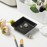 Mecaikru Ceramic Trinket Dish, Ring Tray, Decorative Jewelry Dish for Earrings Necklaces Watch Keys, for Women, White Green - Homesidy.com