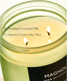 M&amp;SENSE Eucalyptus &amp; Mint Soy Candles for Home Scented, 11.6oz 70 Hour Burn Aromatherapy Candle Gift for Stress Relief, Meditation, Yoga, Relaxing SPA, Reusable Jar for Men and Women - Homesidy.com