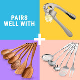 Zulay Kitchen Spoon Rest for Multiple Utensils High Heat - Resistant Silicone Drip Pad, BPA - Free Spoon Holder for Stove Top, Kitchen Gadget Holder for Ladles, Tongs, Cooking Spatula - Makes Great Gift - Homesidy.com