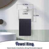 5 - Pieces Matte Black Bathroom Hardware Accessories Set, SUS304 Stainless Steel Bath Towel Bar Set, Towel Racks for Bathroom Wall Mounted. - Homesidy.com