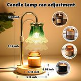 GEEZO Fragrance Candle Warmer Lamp，Electric Candle Warmer with Timer &amp; Dimmer，Mom Christmas Birthday Gifts for Women, House Warming Gifts New Home Bedroom Decor - Homesidy.com