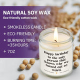 musaecoin Sister Birthday Gifts, Funny Gifts for Sister Christmas, Happy Birthday Gift for Women Sister Best Friend - Handmade Lavender Candle 7oz - Homesidy.com