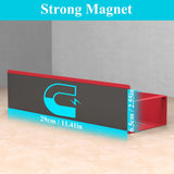 HuggieGems Metal 4 Pack Magnetic Spice Storage Rack Organizer for Refrigerator and Oven, Black Fridge Organizers and Storage - Homesidy.com