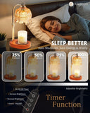 Modern Candle Warmer Lamp with Timer, Dimmable Candle Lamp Warmer, Men Women Christmas Birthday Gifts, Black Candle Warmer, Adjustable Candle Light Warmer, Cozy Living Room Bedroom Home Decor - Homesidy.com