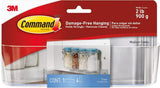 Command Large Caddy, Holds up to 4 lb, 8.6&34; x 3.1&34; x 3&34;, 1 Caddy with 4 Command Strips, Damage Free Organization Wall Mount to Cabinet, Kitchen, Pantry, Closet, or Under Sink - Homesidy.com