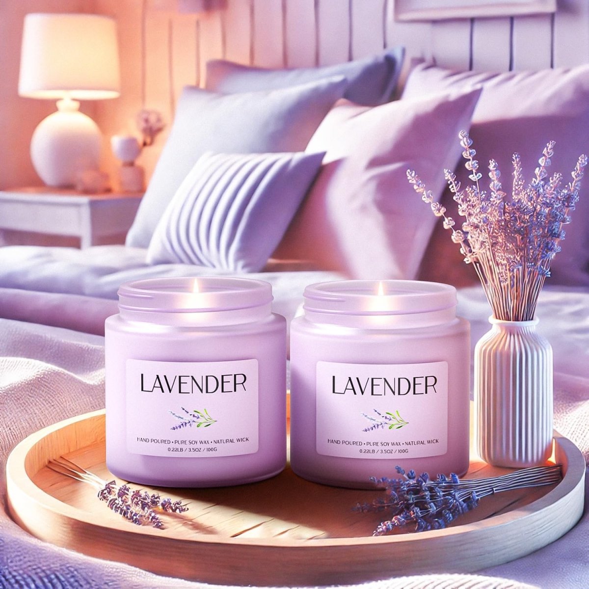 Waxcanpy Scented Candle Gift Set, Soy Candles for Women, Sleep Candles for Home Scented, 2 Pack Aromatherapy Candle for Relaxing, Sleep, Stress Relief &amp; Home Decor - Homesidy.com