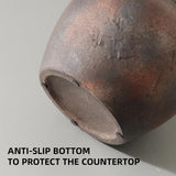 Rustic Vases for Home Decor. Ceramic Vase for Dining Table Decor. Terracotta Decorative Vase 6.1IN. ZSHLXM - Homesidy.com