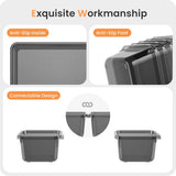 A - LuGei 【Military Grade Drawer Organizer, 【𝟱𝗦𝗶𝘇𝗲】 Makeup organizer, 【Holds 177 Items】 Bathroom Organizers and Storage, Organization and Storage, Desk Drawer Organizer for Bathroom Vanity - Homesidy.com