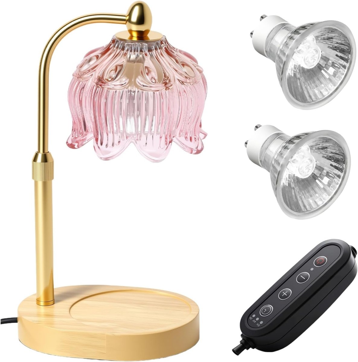 GEEZO Fragrance Candle Warmer Lamp，Electric Candle Warmer with Timer &amp; Dimmer，Mom Christmas Birthday Gifts for Women, House Warming Gifts New Home Bedroom Decor - Homesidy.com