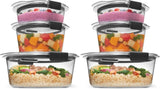 Rubbermaid Brilliance BPA - Free Airtight Food Storage Containers, 24 - Piece Set, Easy for Meal Prep, Lunch &amp; Leftovers - Homesidy.com