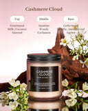 M&amp;SENSE Ode to Winter Soy Candles Strong Scented, 2 Wick Jar Candle 19.4oz 110 Hour Long Lasting, Lavender Sandalwood Organic Natural Aromatherapy Candle Gifts Bedroom Bathroom Home Decor - Homesidy.com