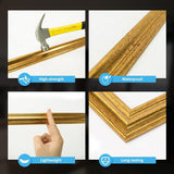 Art3d Pre - Cut Wall Molding Set of 6 pcs, Ready - to - Assemble Wainscoting Panels for Interior Wall Décor Living Room Bedroom Accent Wall - Installed with Glue, 3 Top 3 Bottom - Homesidy.com