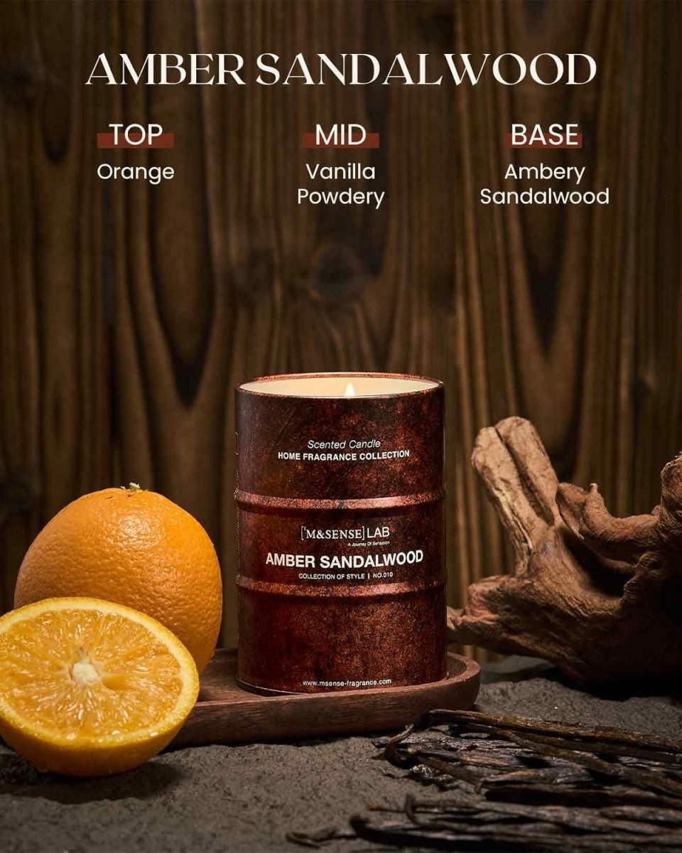 M&amp;SENSE Scented Candle, Tobacco Vanilla Medium Jar Candle Gifts for Men, 70 Hours Slow Burning Natural Soy Candles 11.3oz, Stress Relief Aromatherapy Candles Home Decor, Valentines Day Gifts for Him - Homesidy.com