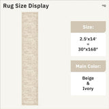 Soalmost Washable Area Rug 8x10, Large Soft Rugs for Living Room Vintage Beige Carpet 8x10 Area Rugs for Bedroom Dining Room Non - Slip Stain Resistant Under Table Rug - Homesidy.com