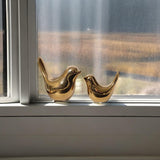 GJFASGF Small Animal Statues, White Bird Figurines Home Decor, Modern Home Decorative, Ceramic Decor for Office Desktop, Bookshelf, Bedroom, Living Room, Cabinets (White 2 Pcs) - Homesidy.com