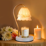 GEEZO Fragrance Candle Warmer Lamp，Electric Candle Warmer with Timer &amp; Dimmer，Mom Christmas Birthday Gifts for Women, House Warming Gifts New Home Bedroom Decor - Homesidy.com