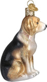 Old World Christmas Black Labrador Dog Collection Glass Blown Ornaments for Christmas Tree 3.75 x 1.5 - Homesidy.com