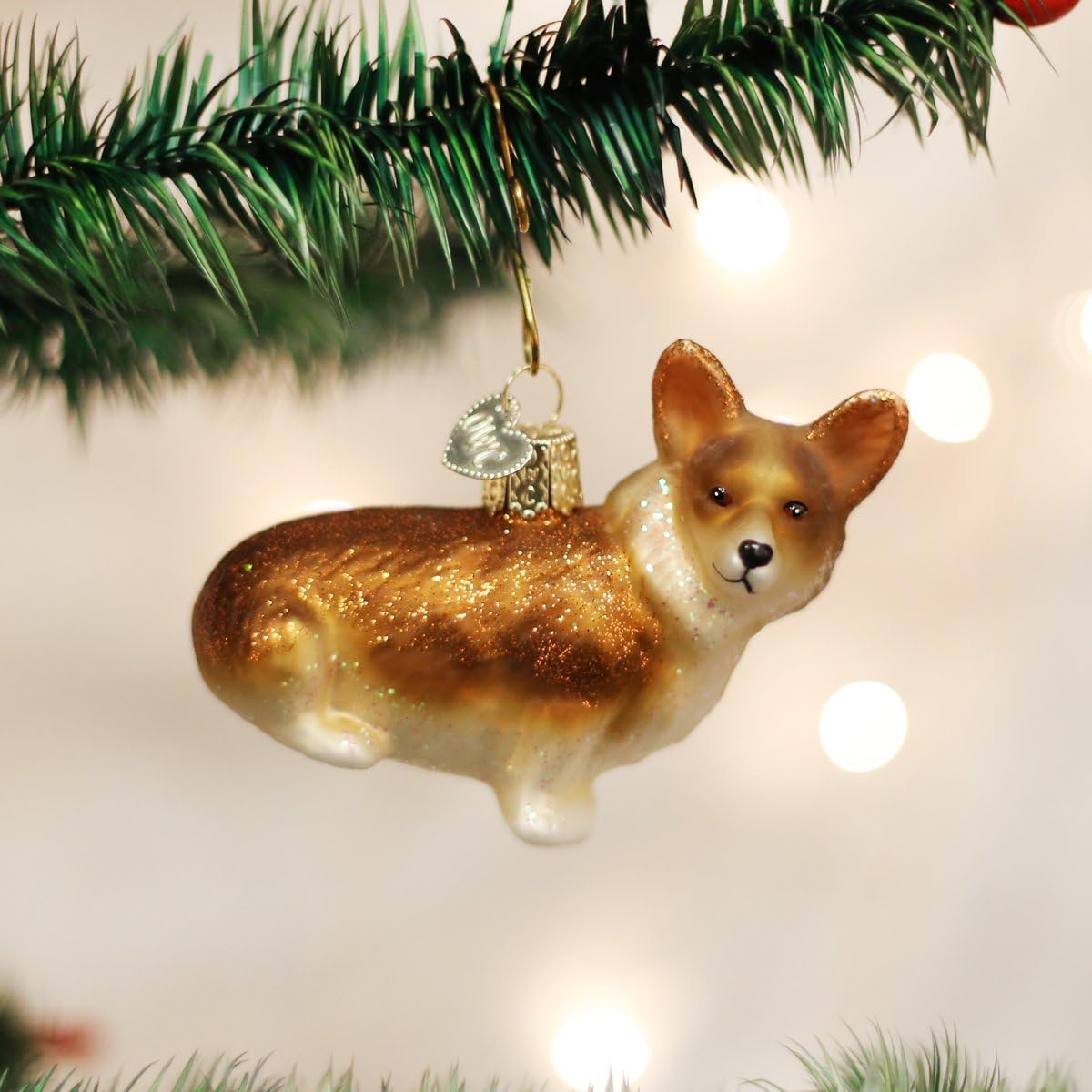 Old World Christmas Black Labrador Dog Collection Glass Blown Ornaments for Christmas Tree 3.75 x 1.5 - Homesidy.com