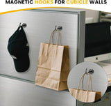 DIYMAG Magnetic Hooks, 30lbs Magnet Hook 2025 Cruise Cabin Ship Essentials Heavy Duty Strong Magnets Refrigerator Fridge Hanging for Classroom Beach Vacation Kitchen Grills Home 20 Pack (Silver) - Homesidy.com