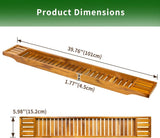 VaeFae Teak Bathtub Tray, Wooden Bath Caddy for Bathtub, Bath Tub Wood Table for Tub - Homesidy.com