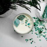 ava concept - Soy Candles with Crystals - Aromatherapy Scented Candle for Women - Lavender Vanilla Gift Set - Small Wax Melts - 3 Pack 3.5oz - Homesidy.com