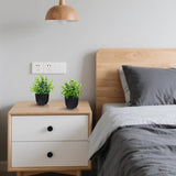 Der Rose 4 Pack Fake Plants Mini Artificial Greenery Potted Plants for Home Decor Indoor Office Table Room Farmhouse Bathroom Decor - Homesidy.com