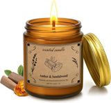 Candles for Home Scented, 16oz Large Soy Wax Lavender Scented Candle, 100 Hour Burn Time, Aromatherapy Candle, Ideal for Christmas, Anniversary, Birthday Gift - Homesidy.com
