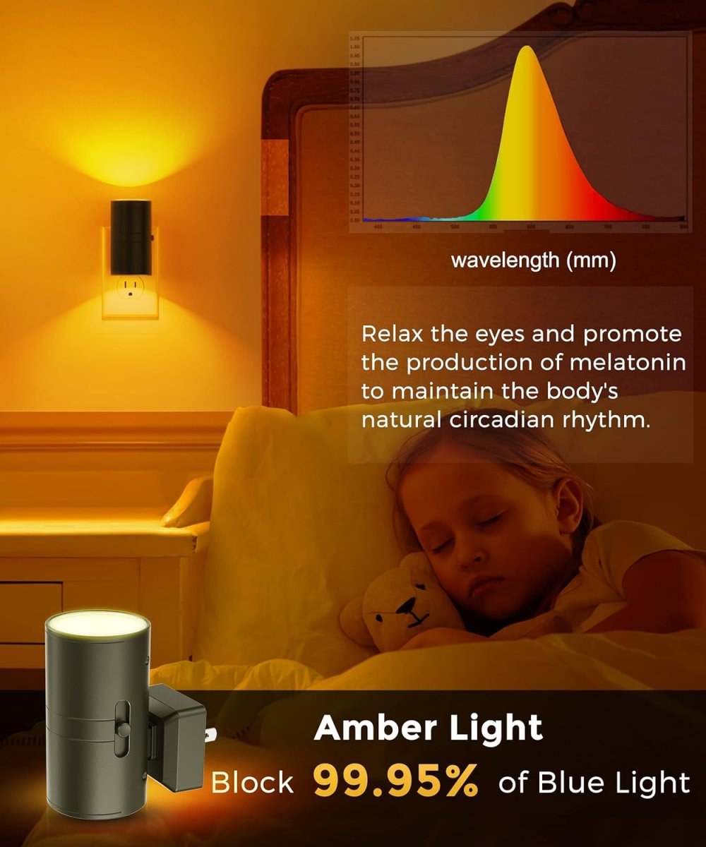 L LOHAS LED Night Light Plug in, Modern Night Lights Plug into Wall, Dusk to Dawn Sensor, Soft White 3000K, 0 - 100LM Adjustable Brightness, Dimmable Night Lights for Hallway Bedroom Stairway, 2 Pack - Homesidy.com
