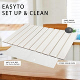Stone Drying Mat for Kitchen Counter, Collapsible Dish Drying Mat, Fast Drying Diatomaceous Earth Dish Drying Mats, Water Absorbent Diatomite Kitchen Mat (white, medium) - Homesidy.com
