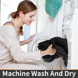 Yimobra Bathroom Rugs Non Slip Washable - Ultra Soft Absorbent Chenille Bath Mat, Quick Dry Shaggy Floor Carpet for Tub Shower, Gray Home Decor Accessories, 24x17 Inch - Homesidy.com