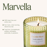 LA JOLIE MUSE Christmas Candle | Ruby Berry Bliss | Mandarin Cranberry &amp; Plum | 10 oz Festive Candle | 55 Hours Clean Burn | Gift for Women &amp; Family - Homesidy.com